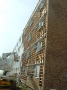 MN Environnement : désamiantage d'une façade d'immeuble